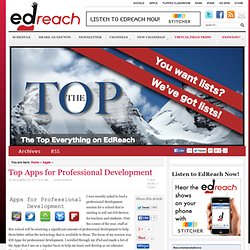 Apps for Professional Development