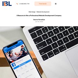 8 Reasons to Hire a Professional Website Development Company – IBL INFOTECH