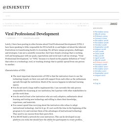 Blog Archive » Viral Professional Development