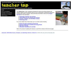 The Teacher Tap: Professional Development Resources for Educators