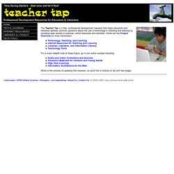 The Teacher Tap: Professional Development Resources for Educator