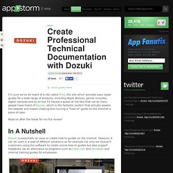 Create Professional Technical Documentation with Dozuki