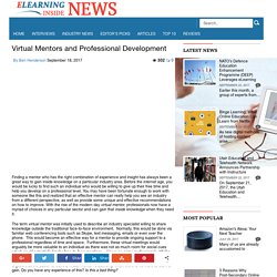 Virtual Mentors and Professional Development