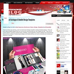 Professional Catalogue & Booklet Design Templates