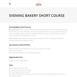Professional Evening Baking Short Courses