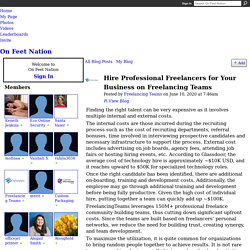 Hire Professional Freelancers for Your Business on Freelancing Teams