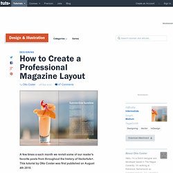 How to Create a Professional Magazine Layout