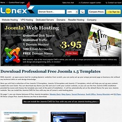 professional FREE Joomla templates