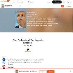 Find Professional Top Keynote Speakers