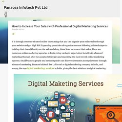 How to Increase Your Sales with Professional Digital Marketing Services