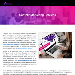 From Top Content Marketing Companies in India