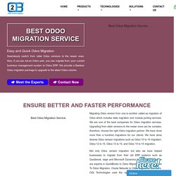 Professional Odoo ERP Migration Services