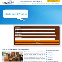 Residential and Commercial Movers in Tampa with a Free Quote