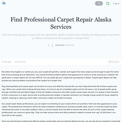 Carpet Cleaning Alaska