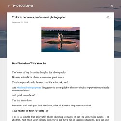 Tricks to become a professional photographer