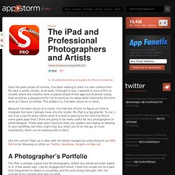 The iPad and Professional Photographers and Artists
