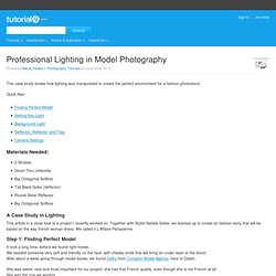 Professional Lighting in Model Photography