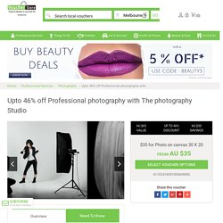 Upto 46% off Professional photography with The photography Studio