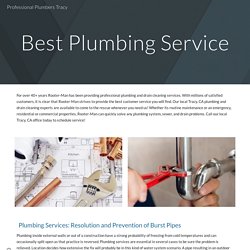 Professional Plumbers Tracy