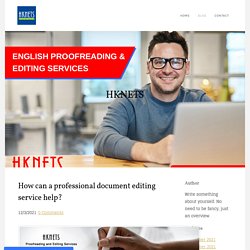 How can a professional document editing service help?