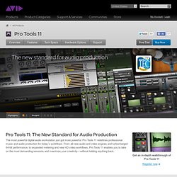 Pro Tools 10 Software — Professional Audio Recording and Music Creation Software
