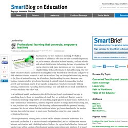 Professional learning that connects, empowers teachers SmartBlogs