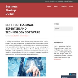 Best Professional Expertise and Technology Software