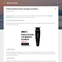 Professional Beard Trimmer and Clippers for Barbers