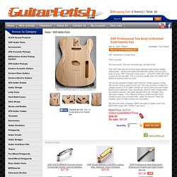 XGP Professional Tele Body Unfinished Solid Swamp Ash