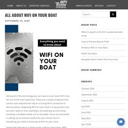 All About WiFi on Your Boat - Marine Professionals Incorporated (MPI)