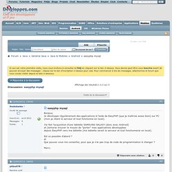 easyphp mysql