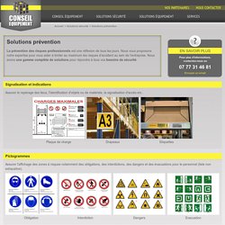 Solutions de prévention des risques professionnels : pictos, signalisations, affichages – Conseil Équipement Toulouse