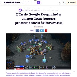 L’IA de Google DeepMind a vaincu deux joueurs professionnels à StarCraft