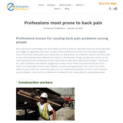 Professions most prone to back pain