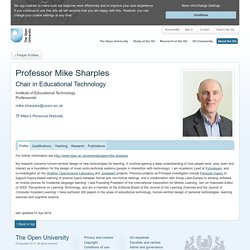 Professor Mike Sharples - People Profiles - Open University
