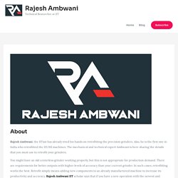 About Rajesh Ambwani - IIT Delhi Professor & Technical Researcher