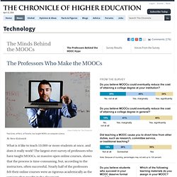The Professors Behind the MOOC Hype - Technology
