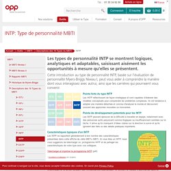 Profil de personnalité INTP – Type de personnalité Myers Briggs (MBTI)