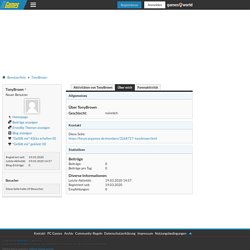 Profil: TonyBrown - PC Games Forum