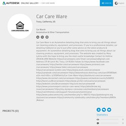 Car Care Ware Profile Page