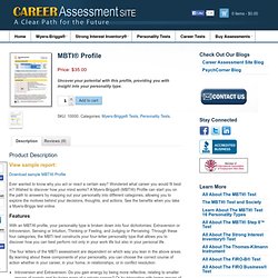 MBTI Profile - Myers Briggs Test Online