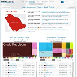 OEC: Saudi Arabia (SAU) Profile of Exports, Imports and Trade Partners
