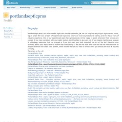 Profile for portlandsepticpros