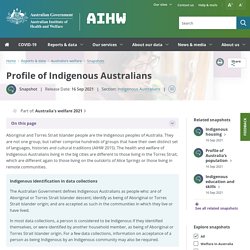 Profile of Indigenous Australians