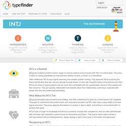 Profile of the INTJ Personality Type