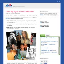 The 4 Big Myths of Profile Pictures « OkTrends 3.6 Beta 2