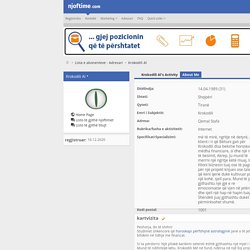 Shiko Profilin: Krokodili Al - www.njoftime.com