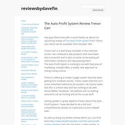 The Auto Profit System Review