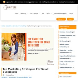 Profitable marketing strategies for small businesses on a tight budget