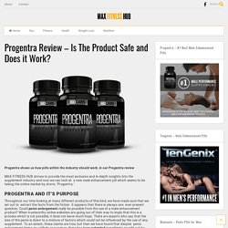 Progentra Review - Is The Product Safe and Does it Work? - Max Fitness Hub